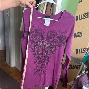 Harley-Davidson Women's Rich Purple Long Sleeve Tee